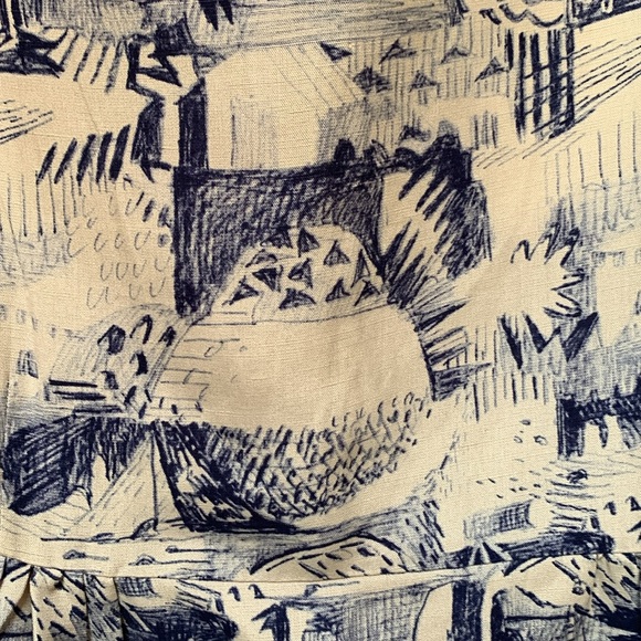 Feral Childe Silk Linen Van Allen Sheath Dress - Picture 3 of 16